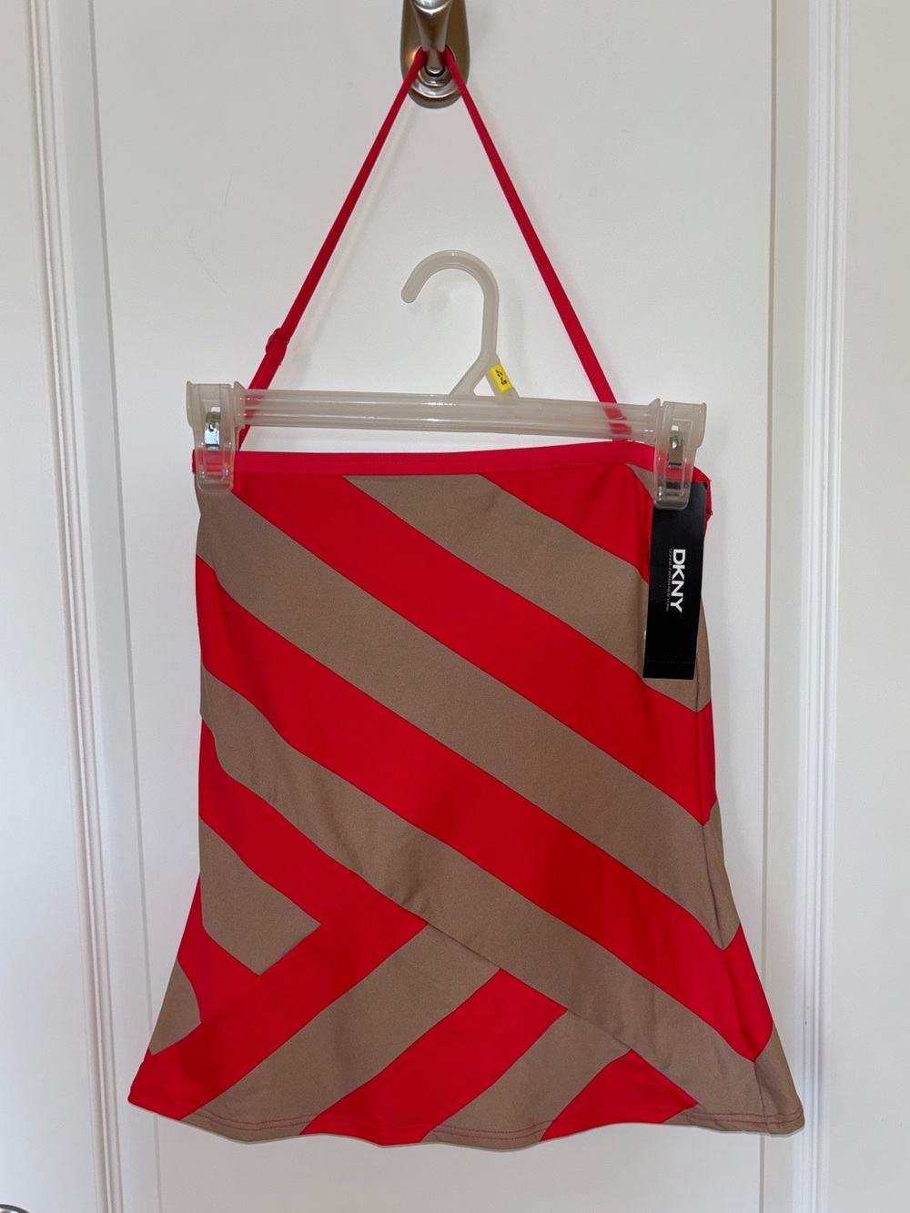 DKNY Swim Tankini Top SZ S NWT